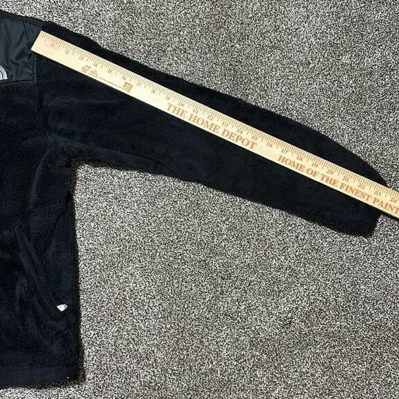 The North Face women’s Oslo zip up hoodie jacket fuzzy black Medium - Picture 5 of 12